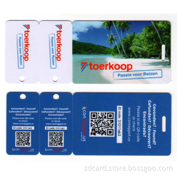 Irregular Shape Card-Die Cut Card-PVC Key Tag Card